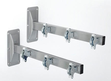 Tendedero de pared con poleas. Mod Metalizado.